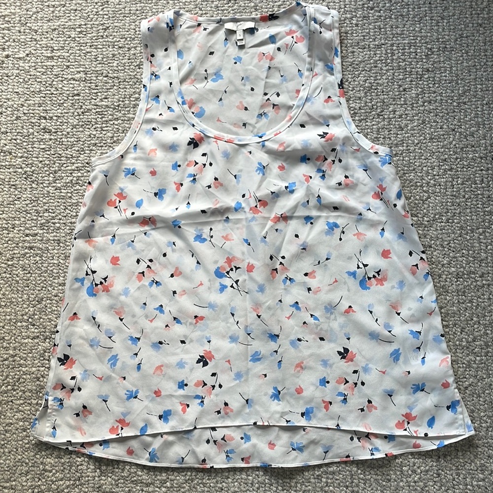 Joie floral tank, size small